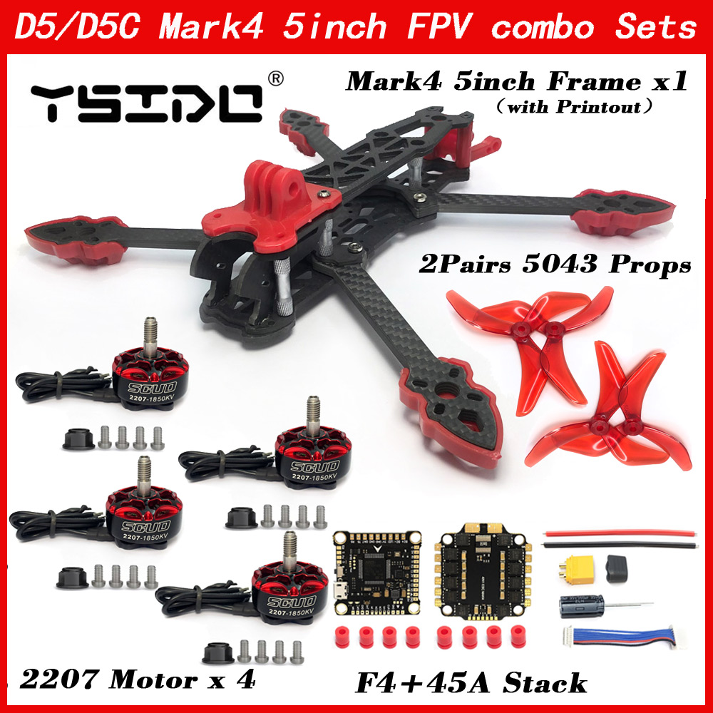 Drone Kit Vtol - Mark4 5-Zoll D5 D5C FPV-Rahmen aus